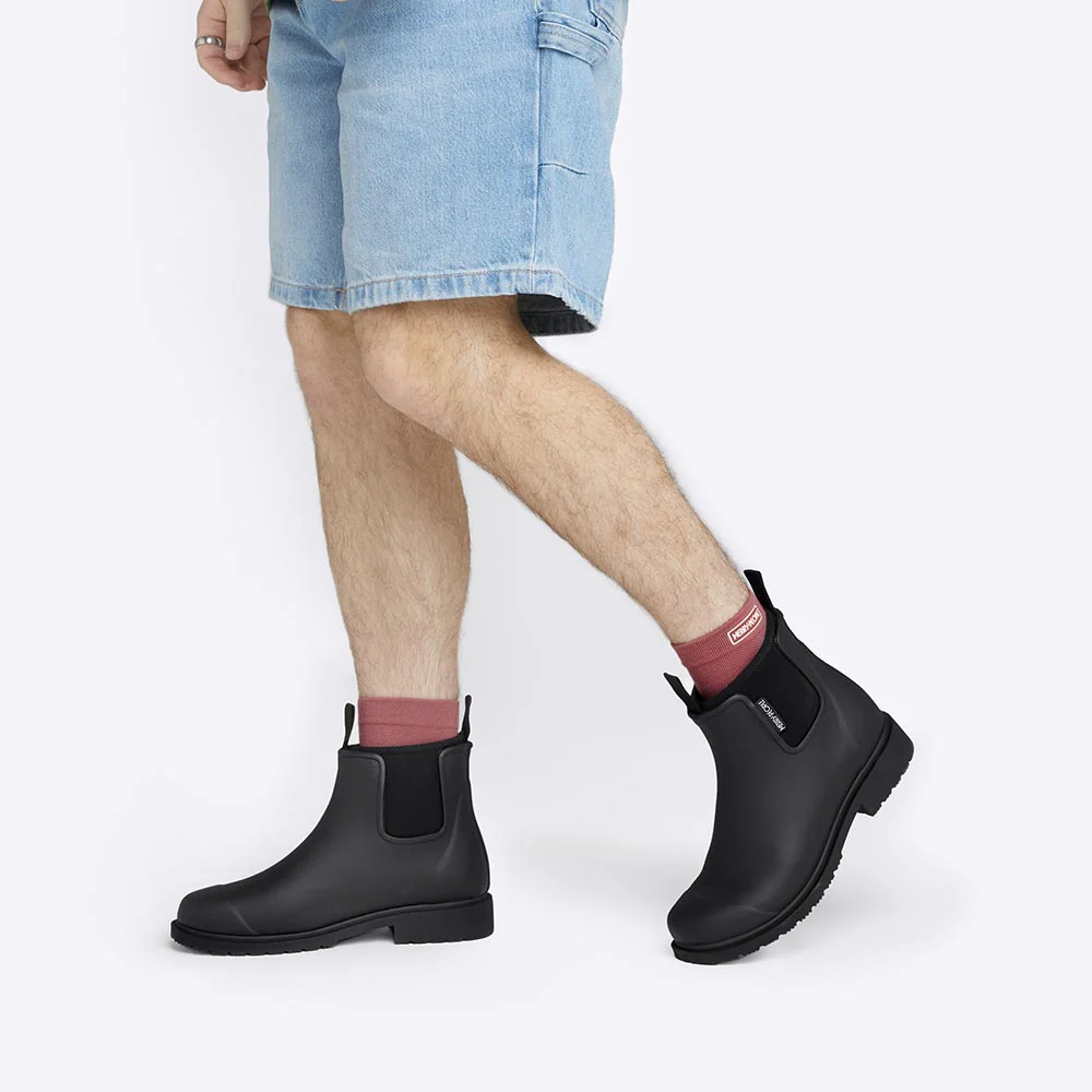 Bobbi Ankle Boot // Black & Black - Image 5