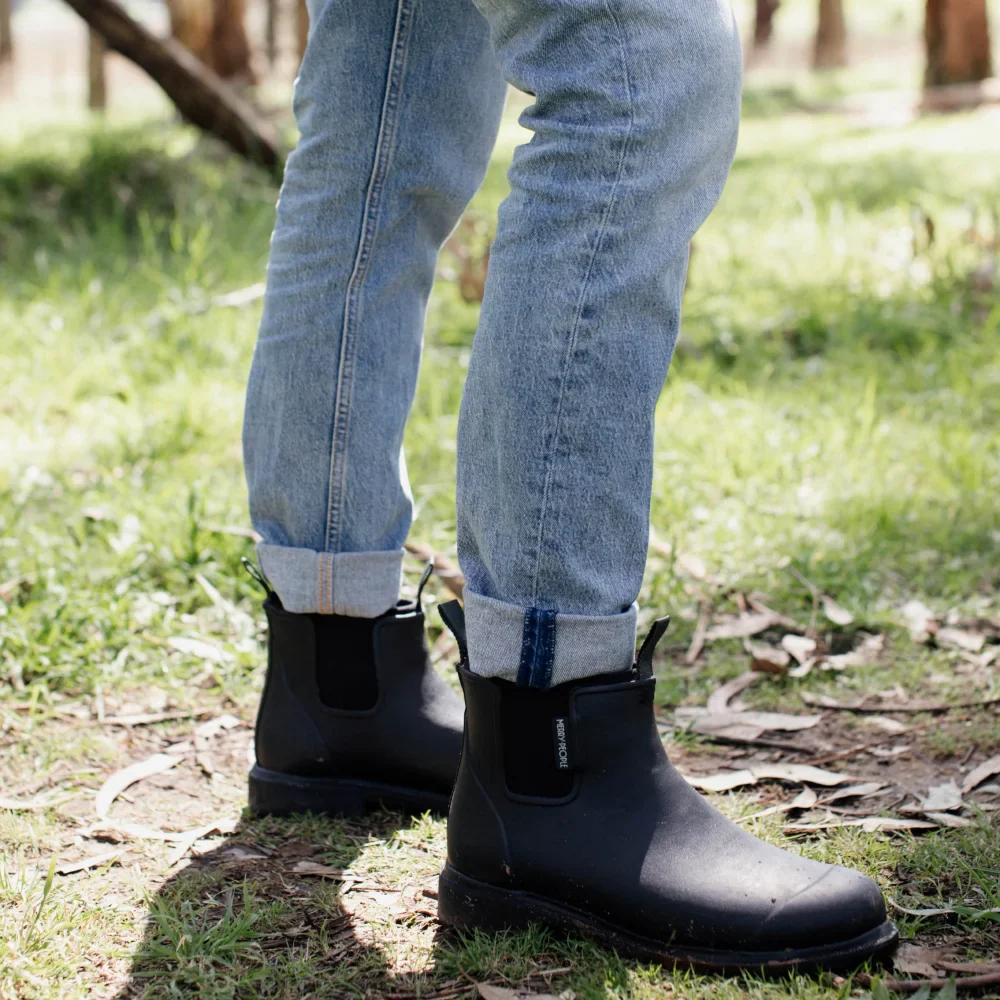 Bobbi Ankle Boot // Black & Black - Image 8