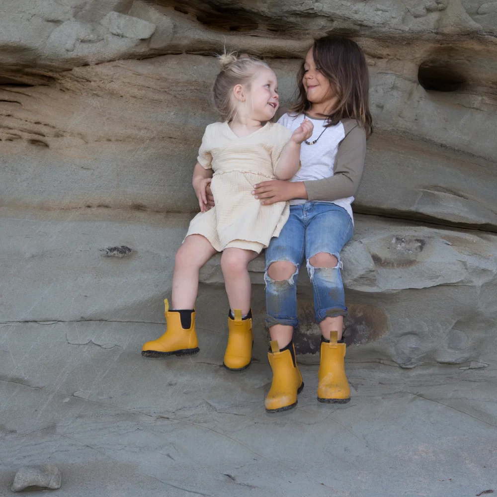Bobbi Kids Gumboot // Mustard Yellow - Image 5